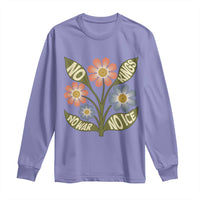 Wildflower Freedom Protest Long Sleeve Shirt No Kings No Wars No Ice