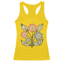 Wildflower Freedom Protest Racerback Tank Top No Kings No Wars No Ice