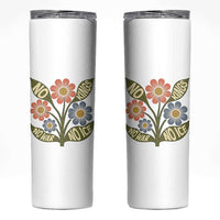 Wildflower Freedom Protest Skinny Tumbler No Kings No Wars No Ice