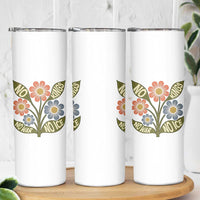 Wildflower Freedom Protest Skinny Tumbler No Kings No Wars No Ice