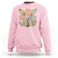 Wildflower Freedom Protest Sweatshirt No Kings No Wars No Ice