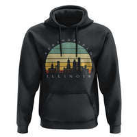 Vintage Springfield Illinois Pride Hoodie Scenic Cityscape Gift