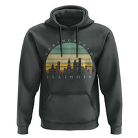 Vintage Springfield Illinois Pride Hoodie Scenic Cityscape Gift