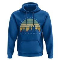 Vintage Springfield Illinois Pride Hoodie Scenic Cityscape Gift