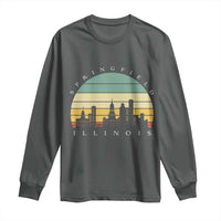 Vintage Springfield Illinois Pride Long Sleeve Shirt Scenic Cityscape Gift