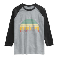 Vintage Springfield Illinois Pride Raglan Shirt Scenic Cityscape Gift