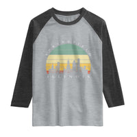 Vintage Springfield Illinois Pride Raglan Shirt Scenic Cityscape Gift