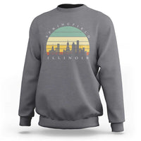 Vintage Springfield Illinois Pride Sweatshirt Scenic Cityscape Gift