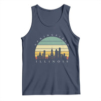 Vintage Springfield Illinois Pride Tank Top Scenic Cityscape Gift