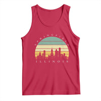 Vintage Springfield Illinois Pride Tank Top Scenic Cityscape Gift