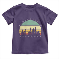 Vintage Springfield Illinois Pride Toddler T Shirt Scenic Cityscape Gift