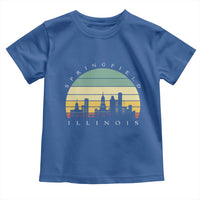 Vintage Springfield Illinois Pride Toddler T Shirt Scenic Cityscape Gift