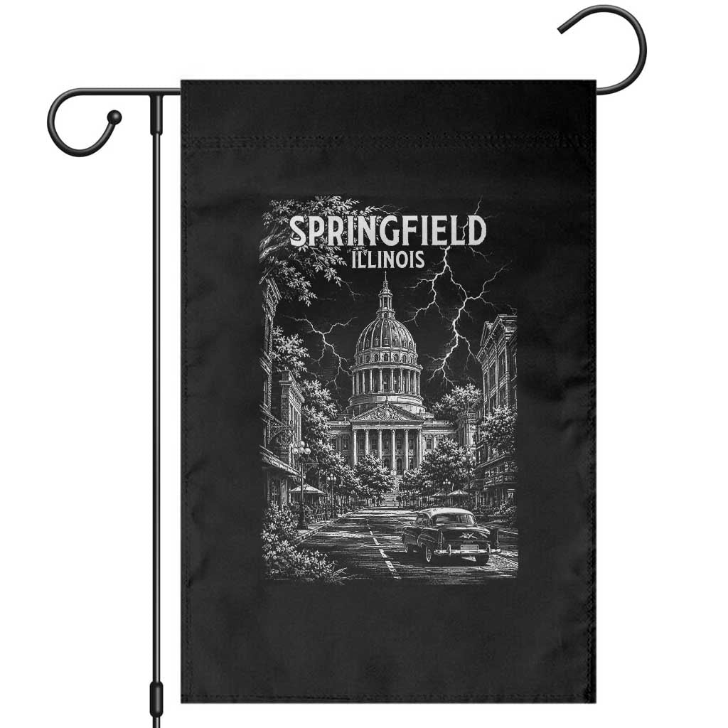Historic Springfield Illinois Architecture Garden Flag The Prairie State Souvenir Gift