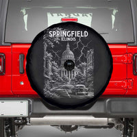 Historic Springfield Illinois Architecture Spare Tire Cover The Prairie State Souvenir Gift