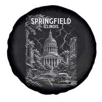 Historic Springfield Illinois Architecture Spare Tire Cover The Prairie State Souvenir Gift