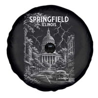 Historic Springfield Illinois Architecture Spare Tire Cover The Prairie State Souvenir Gift
