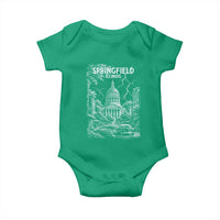 Historic Springfield Illinois Architecture Baby Onesie The Prairie State Souvenir Gift