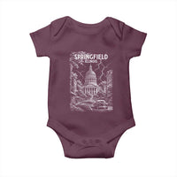 Historic Springfield Illinois Architecture Baby Onesie The Prairie State Souvenir Gift