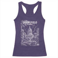 Historic Springfield Illinois Architecture Racerback Tank Top The Prairie State Souvenir Gift