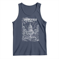 Historic Springfield Illinois Architecture Tank Top The Prairie State Souvenir Gift