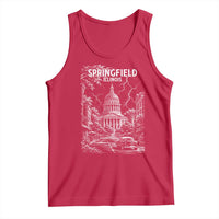 Historic Springfield Illinois Architecture Tank Top The Prairie State Souvenir Gift