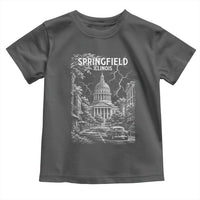 Historic Springfield Illinois Architecture Toddler T Shirt The Prairie State Souvenir Gift