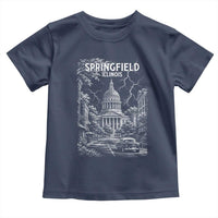 Historic Springfield Illinois Architecture Toddler T Shirt The Prairie State Souvenir Gift