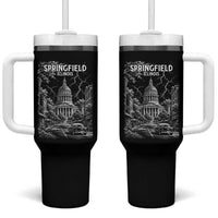 Historic Springfield Illinois Architecture Tumbler With Handle The Prairie State Souvenir Gift