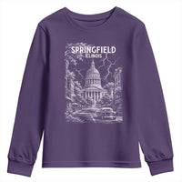 Historic Springfield Illinois Architecture Youth Sweatshirt The Prairie State Souvenir Gift