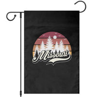 Missouri Travel Gift Garden Flag Vintage Forest River Landscape