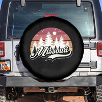 Missouri Travel Gift Spare Tire Cover Vintage Forest River Landscape