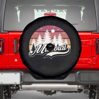 Missouri Travel Gift Spare Tire Cover Vintage Forest River Landscape