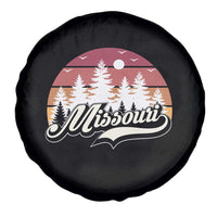 Missouri Travel Gift Spare Tire Cover Vintage Forest River Landscape