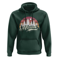 Missouri Travel Gift Hoodie Vintage Forest River Landscape