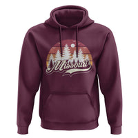 Missouri Travel Gift Hoodie Vintage Forest River Landscape