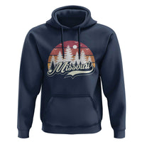 Missouri Travel Gift Hoodie Vintage Forest River Landscape