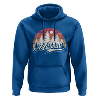 Missouri Travel Gift Hoodie Vintage Forest River Landscape