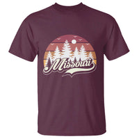 Missouri Travel Gift T Shirt Vintage Forest River Landscape