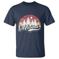 Missouri Travel Gift T Shirt Vintage Forest River Landscape