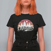 Missouri Travel Gift T Shirt For Women Vintage Forest River Landscape
