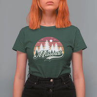 Missouri Travel Gift T Shirt For Women Vintage Forest River Landscape