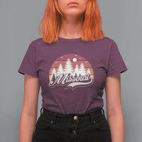 Missouri Travel Gift T Shirt For Women Vintage Forest River Landscape