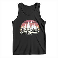 Missouri Travel Gift Tank Top Vintage Forest River Landscape