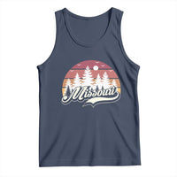 Missouri Travel Gift Tank Top Vintage Forest River Landscape