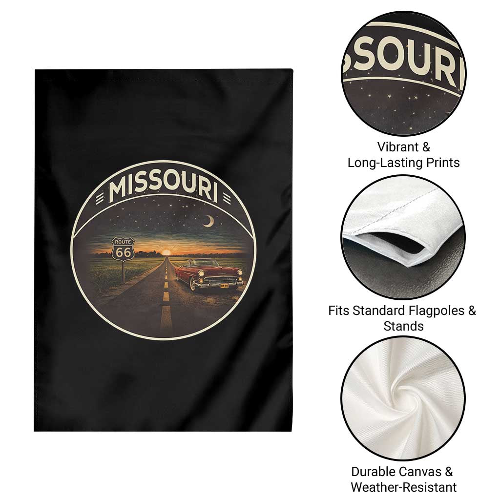 Missouri State Route Highway 66 Garden Flag Mother Road Travel Gift