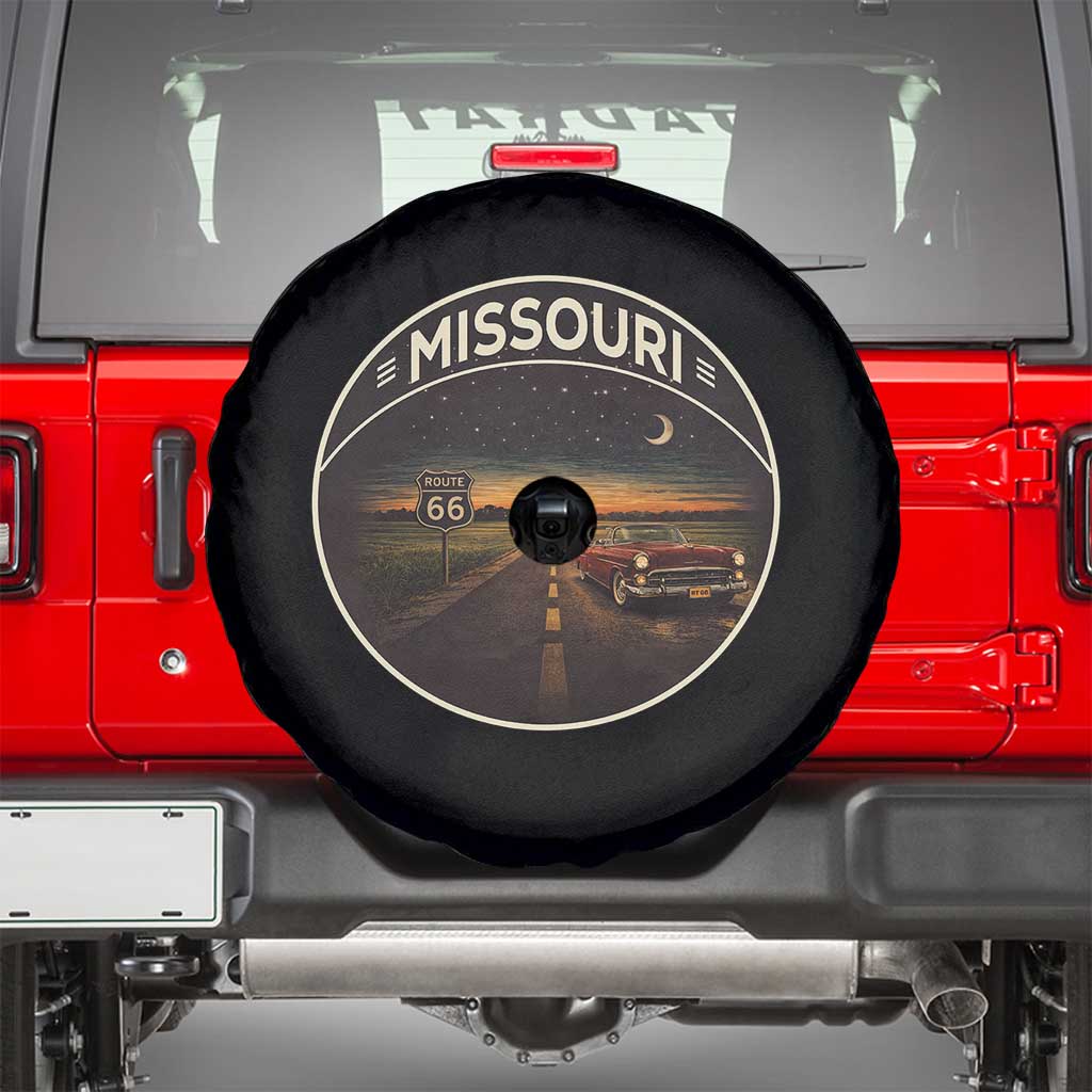Missouri State Route Highway 66 Spare Tire Cover Mother Road Travel Gift