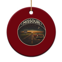 Missouri State Route Highway 66 Ceramic Ornament Mother Road Travel Gift