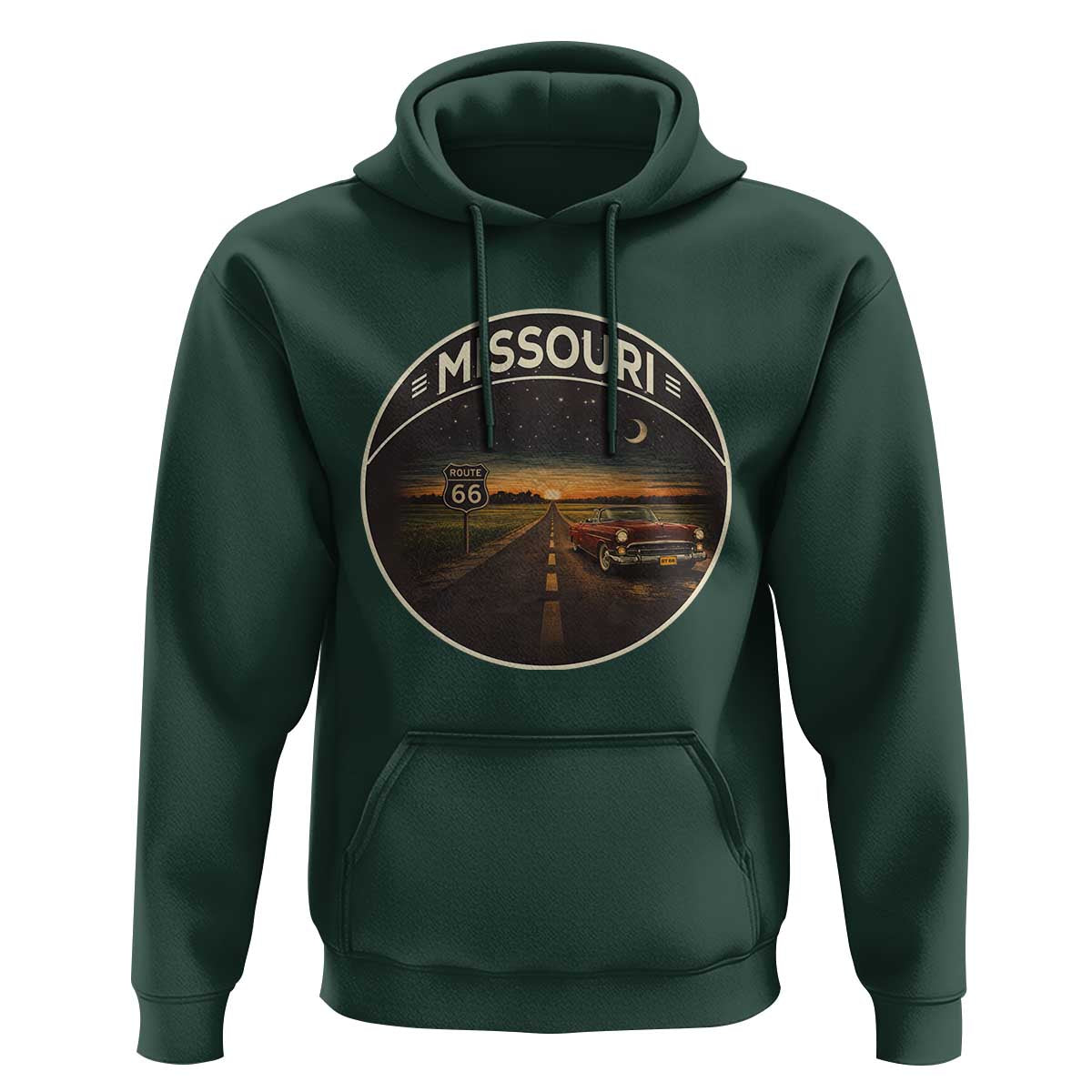 Missouri State Route Highway 66 Hoodie Mother Road Travel Gift