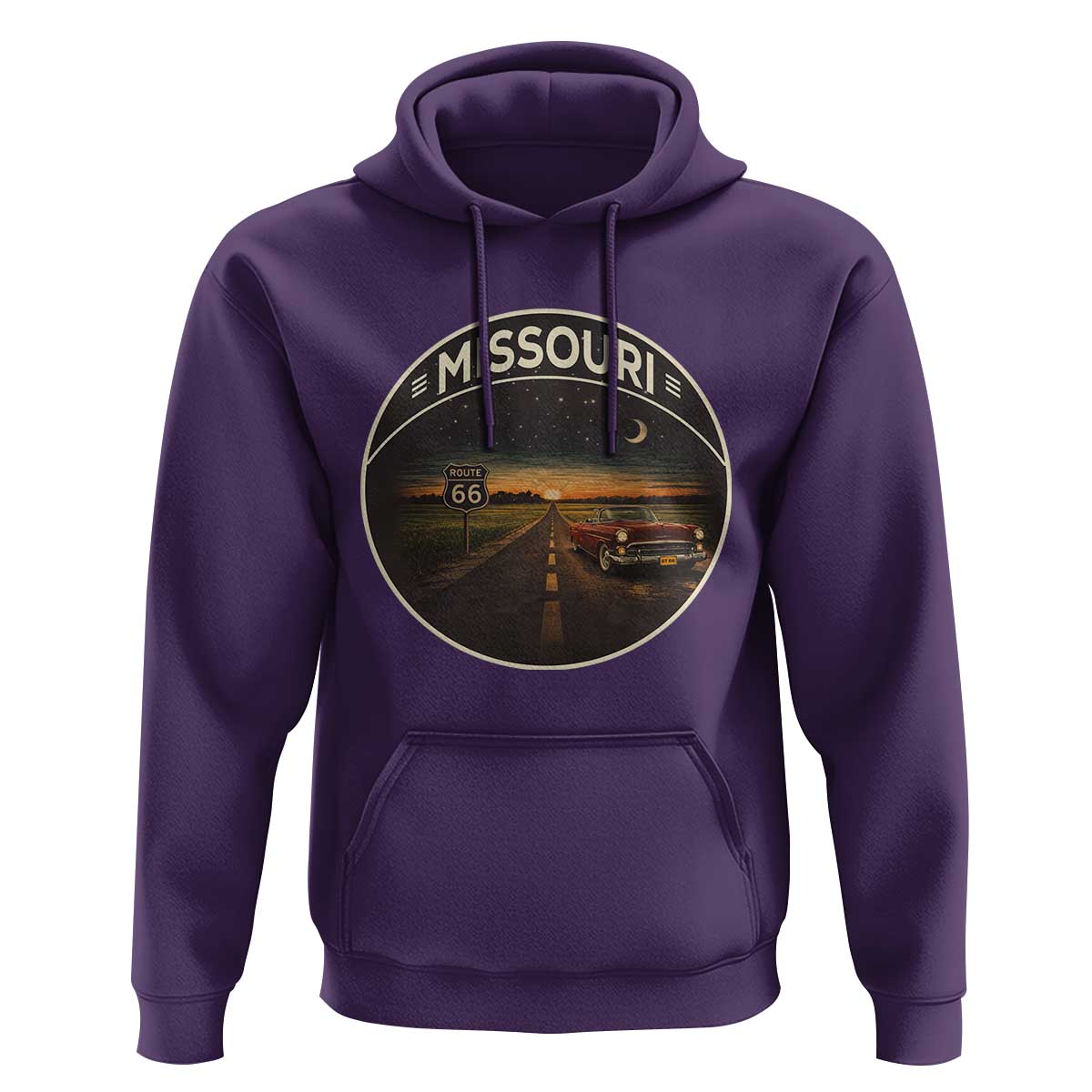 Missouri State Route Highway 66 Hoodie Mother Road Travel Gift