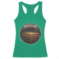 Missouri State Route Highway 66 Racerback Tank Top Mother Road Travel Gift
